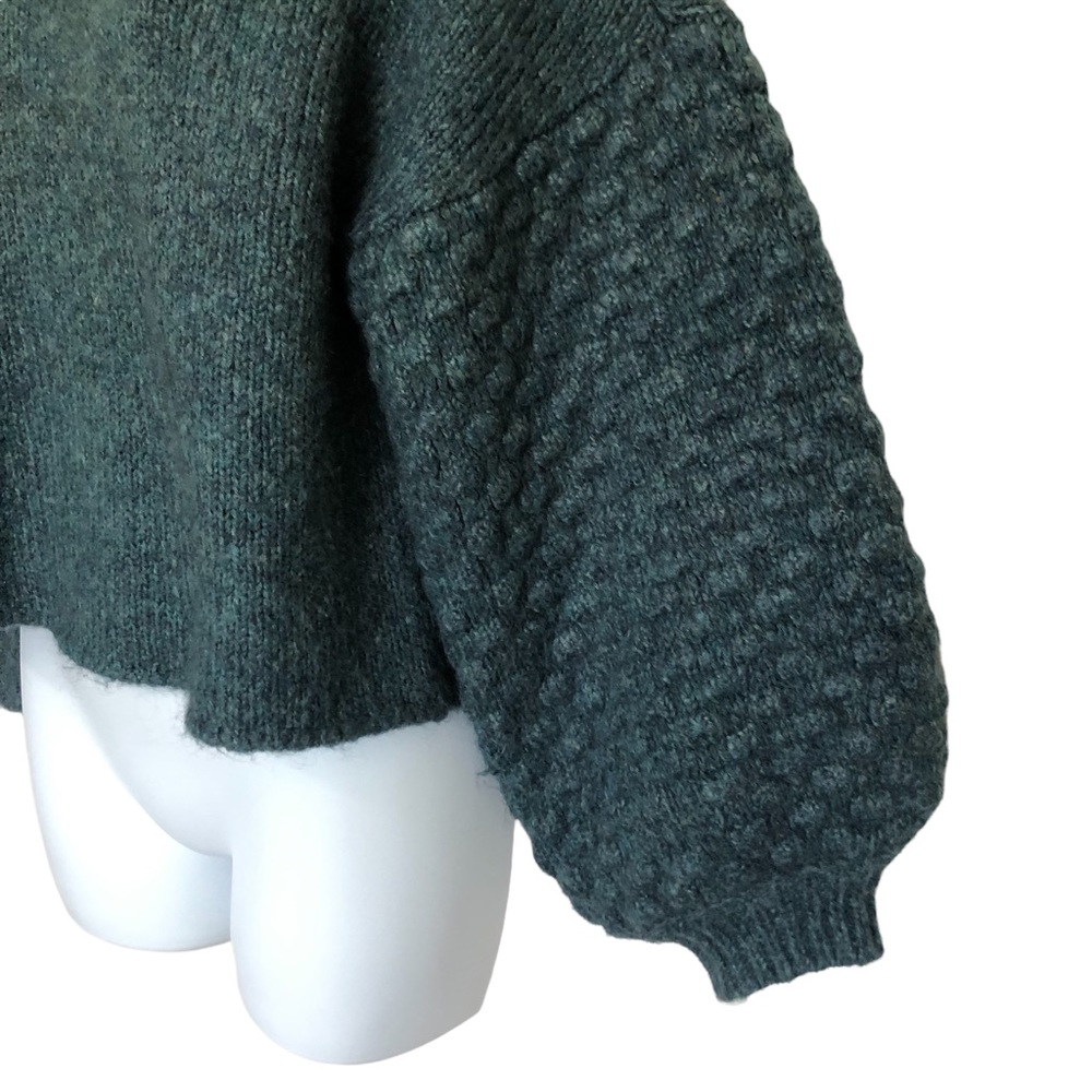 Sundays Merino Wool Mohair Blend Balloon Sleeve Sweater - Picture 3 of 5